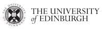 The University of Edinburgh logo featuring a circular crest with symbols on the left and the university name in uppercase letters to the right.